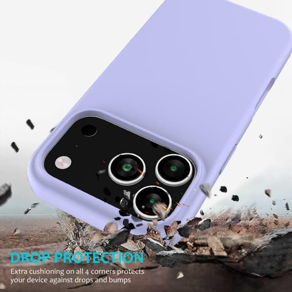 iPhone 18 Pro Max / iPhone 17 Pro Max Solid Color Skal Purpur