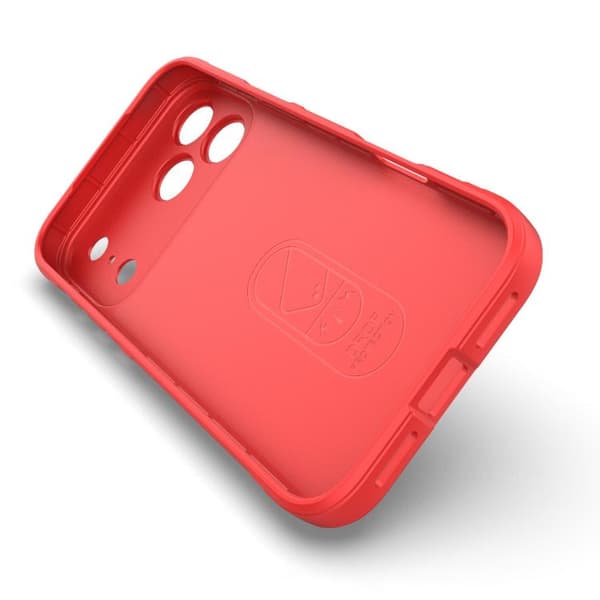 iPhone 18 Pro Max / iPhone 17 Pro Max Skal Magic Shield TPU + Flanell Mörkgrön