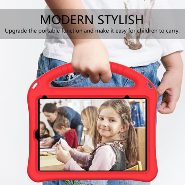 iPad mini 6 / mini 2024 Skal i EVA med Stöd - Stöttålig Tablet Case Röd