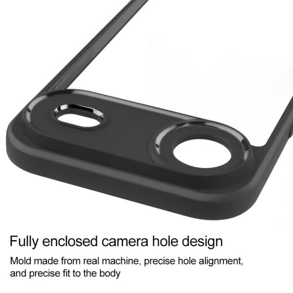 iPhone 17 Air Skal - frostat TPU + transparent PC