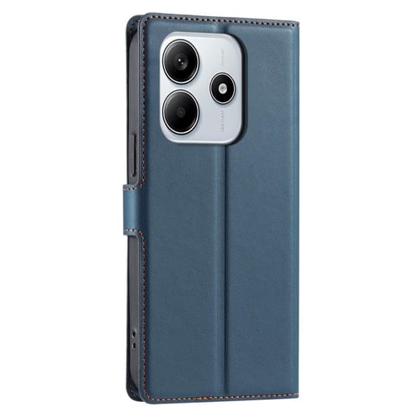 Redmi Note 14 5G - Ultra-tunn Dot Läder fodral Blå