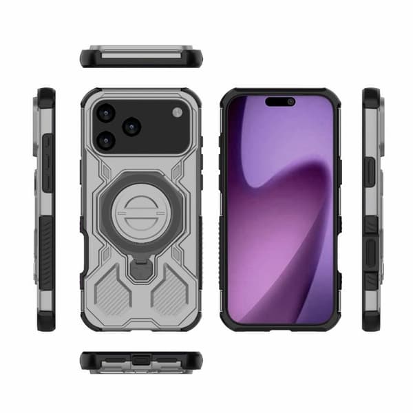 iPhone 18 Pro Max / iPhone 17 Pro Max Skal - Solid Färg med MagSafe Magnetisk TPU+PC Grå