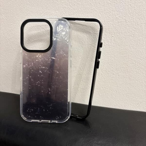 iPhone 16 Pro Max Skal med PC Linsering, Gradient och Textur – 3 1 Telefon Skal Blå