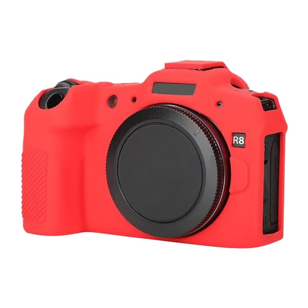 Mjukt silikonfodral för Canon EOS R8 Röd