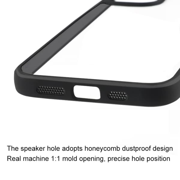 iPhone 16 Pro Skal Frostad TPU + Transparent PC