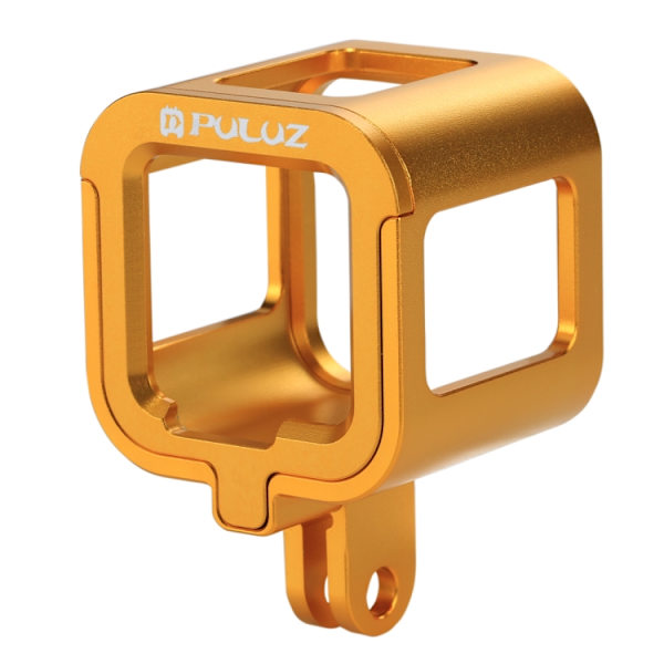 Hölje Skyddande fodral CNC Aluminiumlegering Skyddande bur med försäkringsram för GoPro HERO5 Session /HERO4 Session /HERO Session Guld