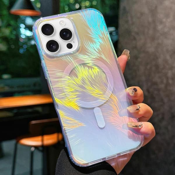 iPhone 16 Pro Max Glossy Färgad MagSafe Stötsäker Skal