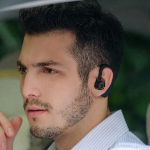 CIRCE K5 Handsfree Trådlösa Bluetooth-hörlurar Bil Handsfree Bluetooth-headset Telefonhörlurar med mikrofon Svart
