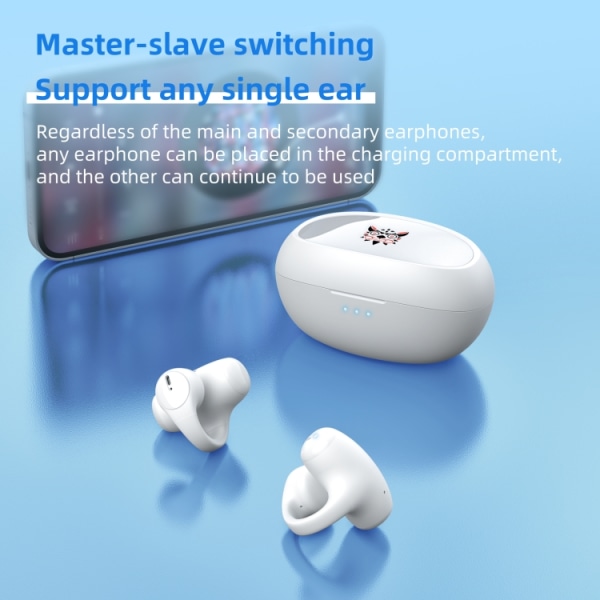 ONIKUMA T306 Trådlösa Bluetooth-hörlurar Vit