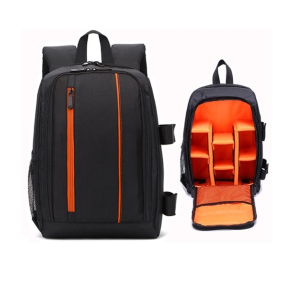 Vattentät utomhuskameraryggsäck för fotografering, axelväska, storlek: 33,5 x 25,5 x 15,5 cm Orange