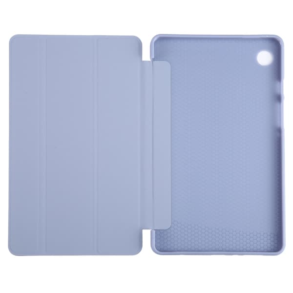 Samsung Galaxy Tab A9 Skal Tri-fold Flip TPU Läderfodral Lavendelgrå