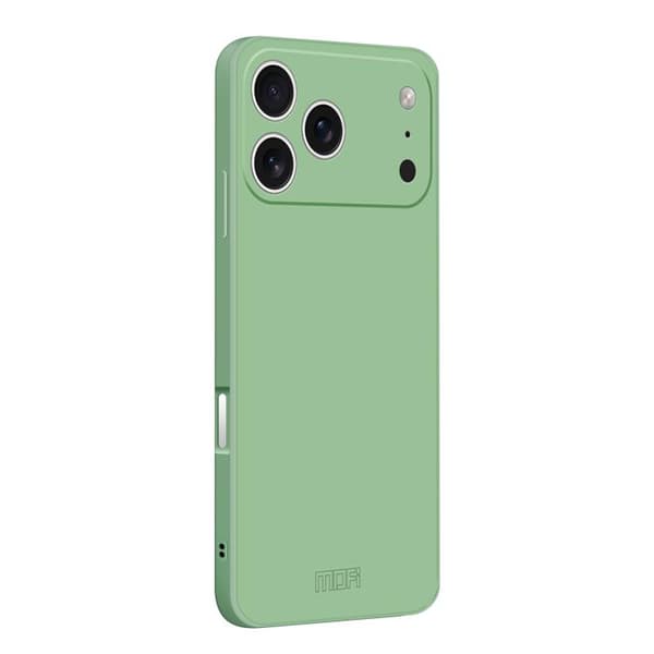 iPhone 18 Pro Max / iPhone 17 Pro Max Skal - MOFI Caring Mjukskal - Flytande Silikon Matcha Green