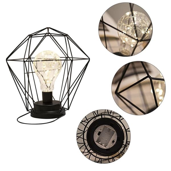 Minimalistisk kopparlampa sovrum hem smitt järn bordslampa, specifikation: USB