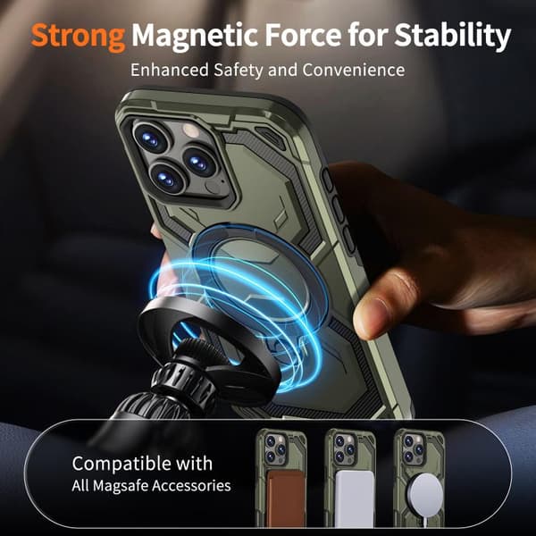 iPhone 16 Pro Max Kylning MagSafe Skal Grön
