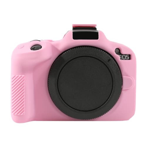 Mjukt silikonfodral för Canon EOS R50 Rosa