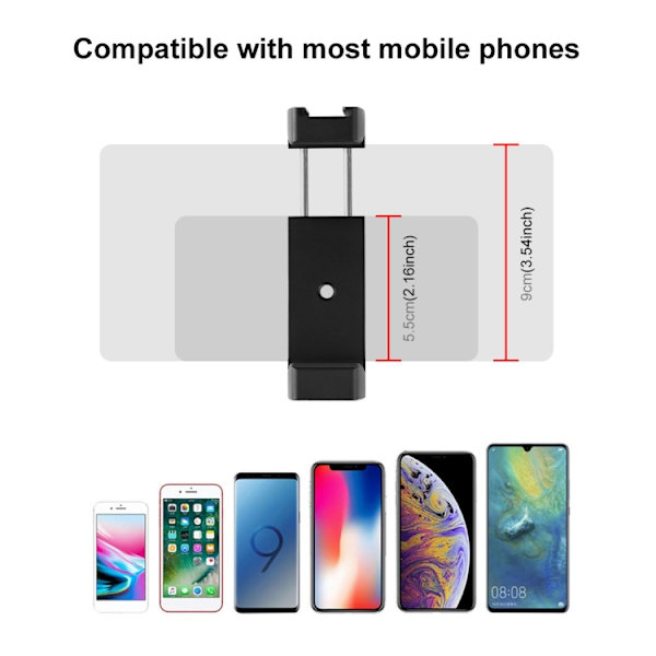Metalltelefonklämma + expansionsfäste för DJI OSMO Pocket