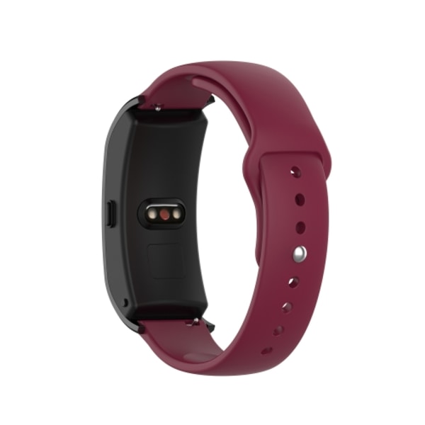 För Garmin Vivomove 3s / 4s 18 mm omvänt spänne silikon watch Wine Red Small Code