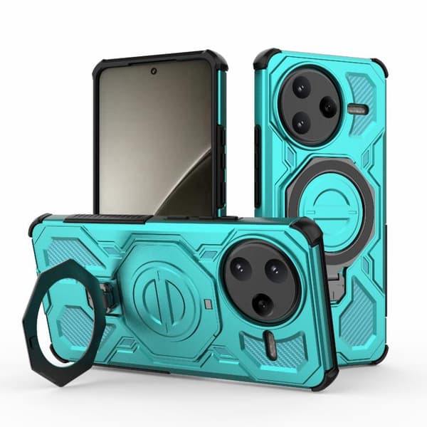 Redmi K80 Pro 5G J-20 Solid Färg MagSafe Magnetisk TPU+PC Mobilskal Blå sjön