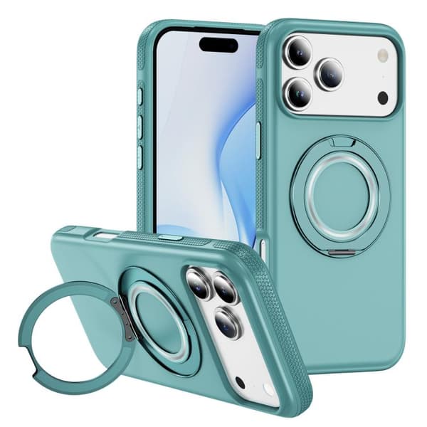 iPhone 18 Pro Max / iPhone 17 Pro Max Skal med C MagSafe Gear Holder Ljusblå