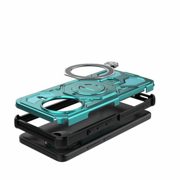Redmi K80 Pro 5G J-20 Solid Färg MagSafe Magnetisk TPU+PC Mobilskal Blå sjön