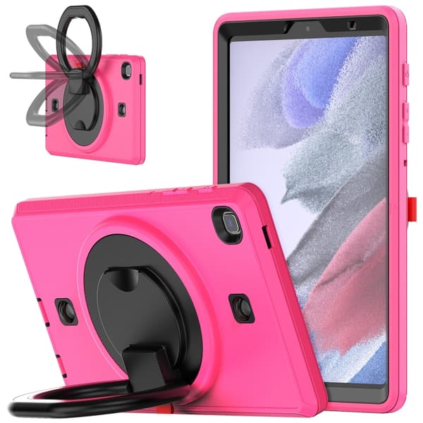 Samsung Galaxy Tab A7 Lite TPU + PC Tabletfodral Rosaröd