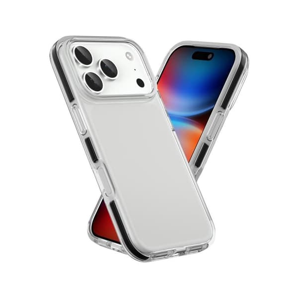 iPhone 18 Pro Max / iPhone 17 Pro Max Skal - Tvåfärgad Stötsäker Hög Transparens TPU Svart