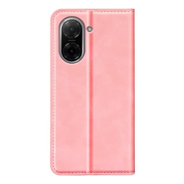 Redmi A5 4G - Retro-skin Magnetisk Läderfodral Rosa