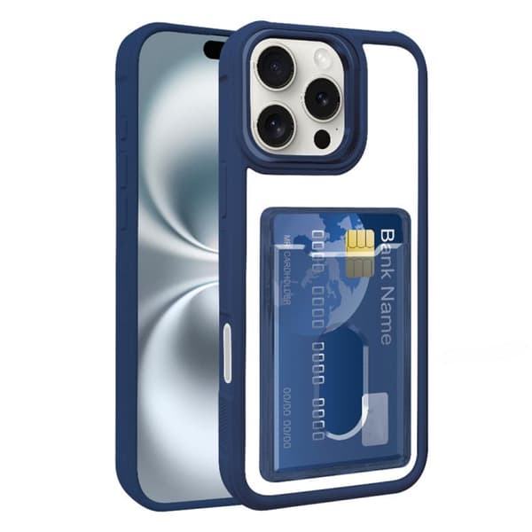 iPhone 18 Pro Max / iPhone 17 Pro Max Skal - akryl och TPU med elektroplätering Blå