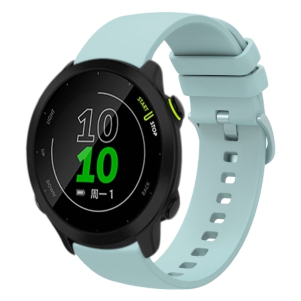 För Garmin Forerunner 158 20mm enfärgad mjukt watch Sapphire Green