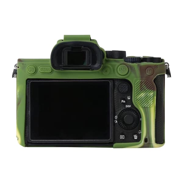 Mjukt silikonfodral för Sony A7R4 Kamouflage