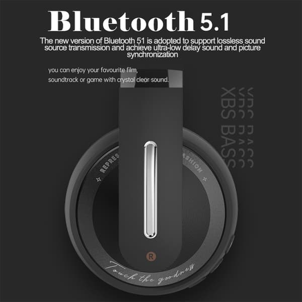 P6 Bluetooth 5.1 Trådlöst Stereoheadset med Mikrofon Vit