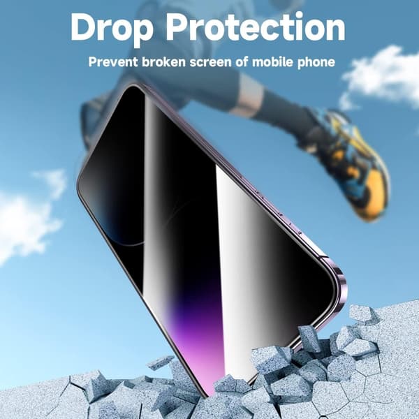 iPhone 18 Pro Max / iPhone 17 Pro Max - LK Lätt Installera Integritet Härdat Glasfilm