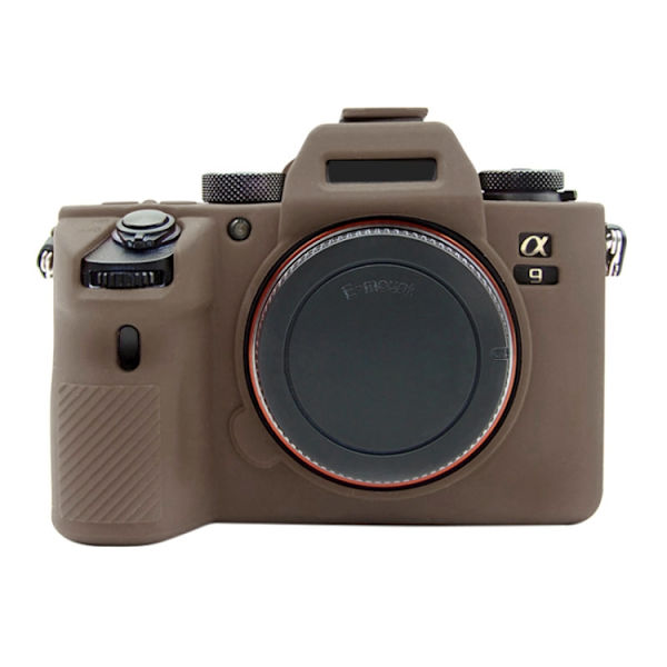 Mjukt silikonfodral för Sony A9 (ILCE-9) / A7 III/ A7R III Kaffe
