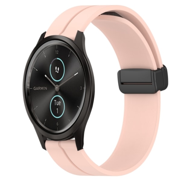 För Garmin Garminmove Style 20 mm enfärgad magnetlås i watch Pink
