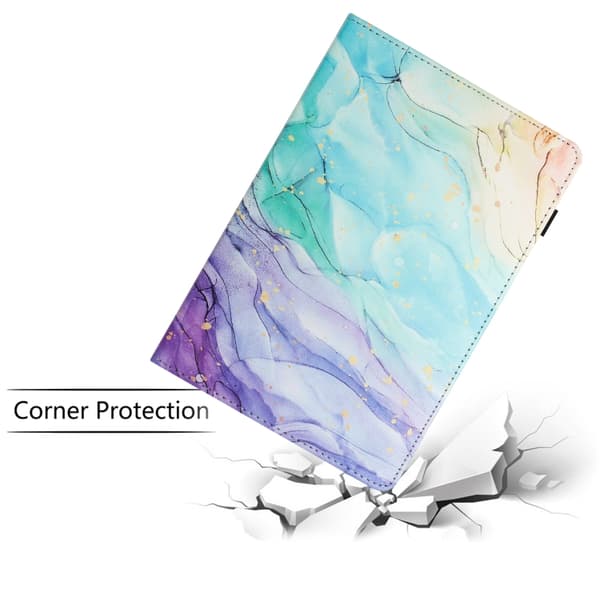 Samsung Galaxy Tab A9 / A11 Litchi Texture Leather Case Oljemålning