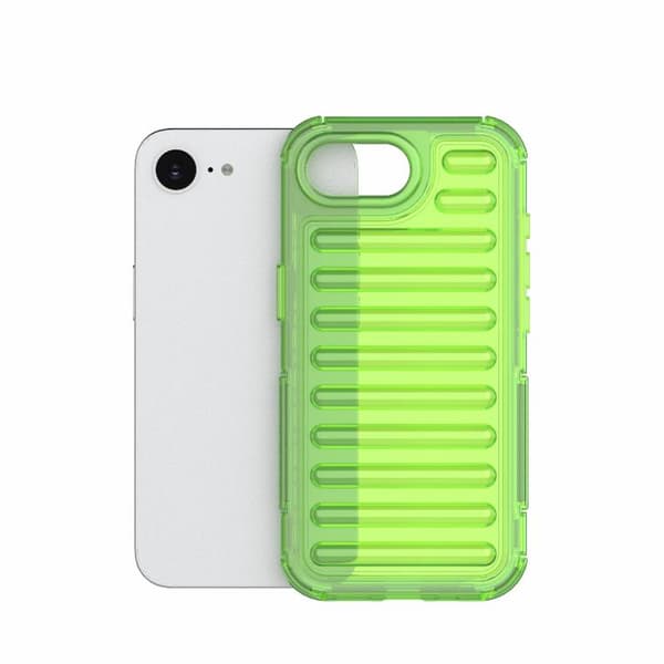 iPhone 18 Pro Max / iPhone 17 Pro Max Skal - hög transparens TPU hybrid PC med airbag Transparent grön