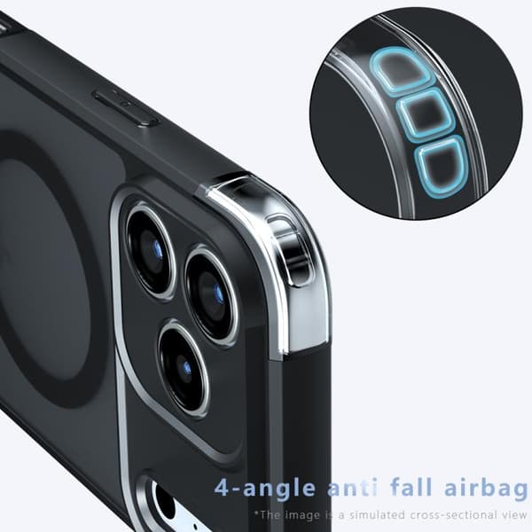 iPhone 17 Pro Skal - Armor MagSafe PC Hybrid TPU