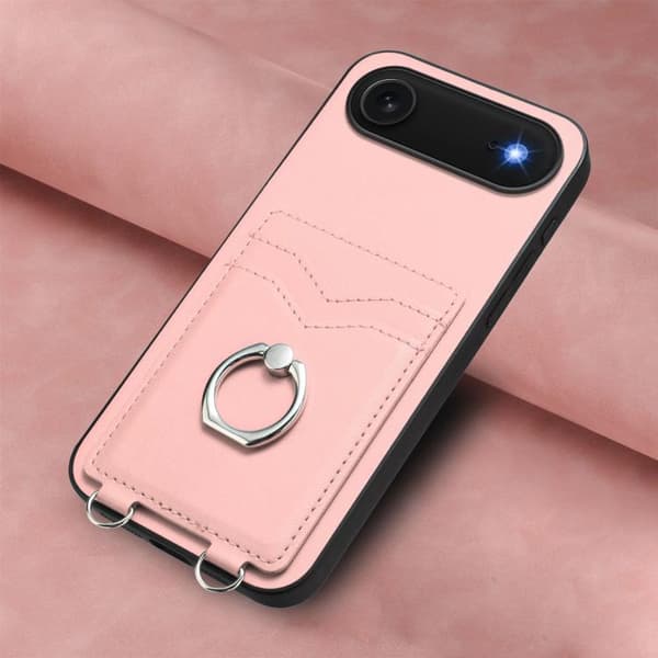iPhone 17 Air Ring Card Holder Skal Rosa