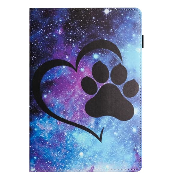 Samsung Galaxy Tab A9 / A11 Litchi Texture Leather Case Fotavtryck