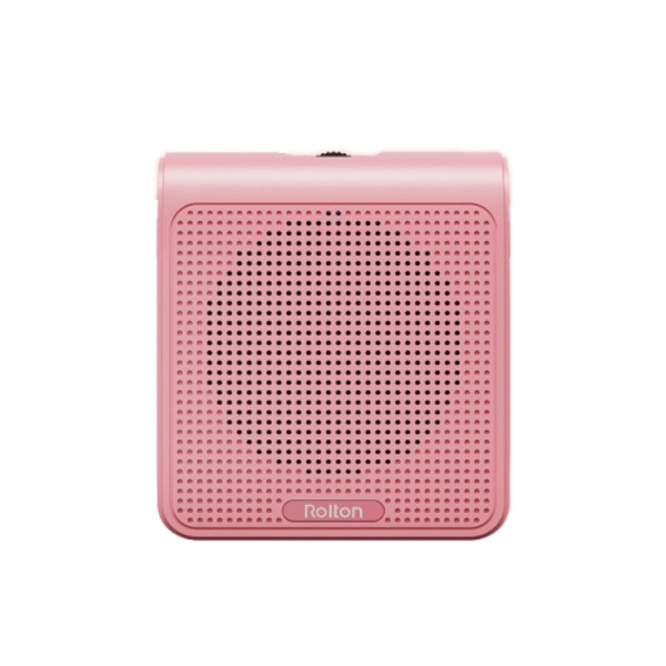 Rolton K10 Mini Audio Högtalare Megafon Röstförstärkare Stödjer Inte TF-kort/U-disk (Rosa)