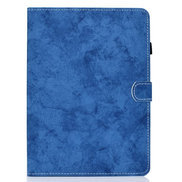 Samsung Galaxy Tab A9 / A11 Marble Style Smart Leather Case Blå