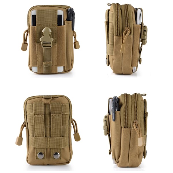 LT-02 Casual Multifunktionell Messenger Bältesväska med Axelrem Orange