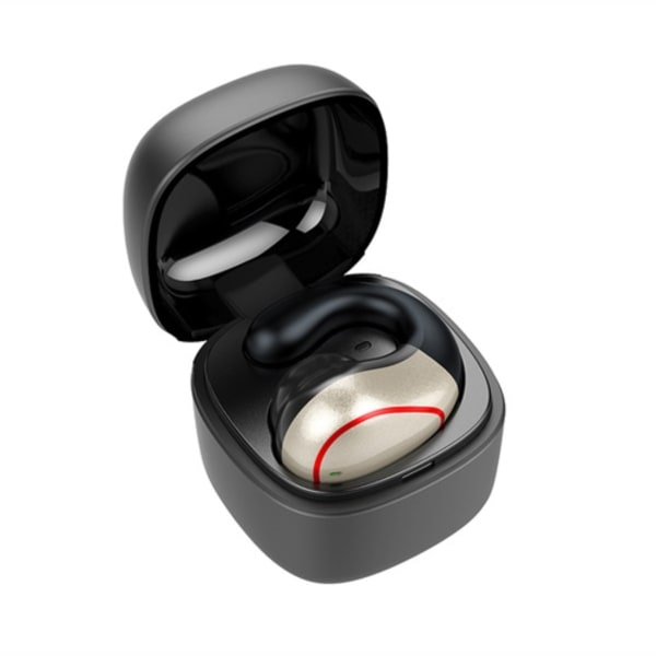 T25 Over-ear Bluetooth 5.0 Enkelsidig osynlig trådlös hörlur Hög definitionssamtal Superlång standby-benledning Hörlur Vit