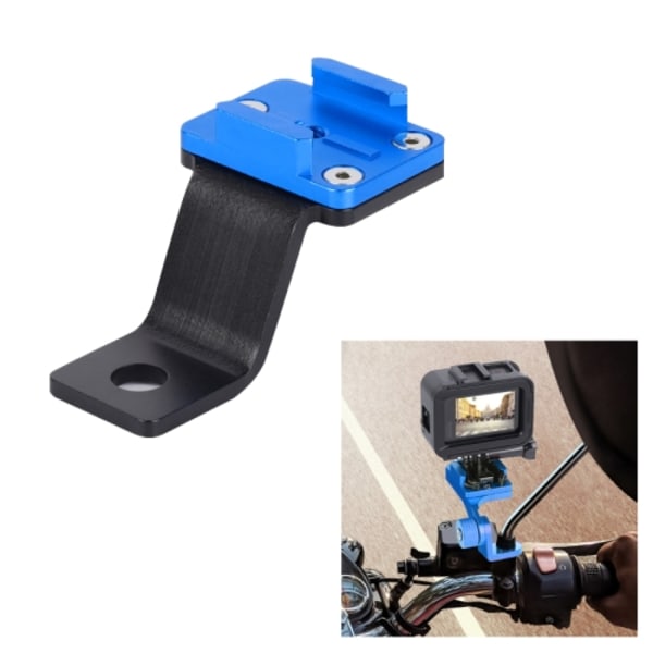 RUIGPRO Motorcykelstyre i legering Telefonfäste för GoPro/ Insta360/DJI OSMO Sportkamera Blå