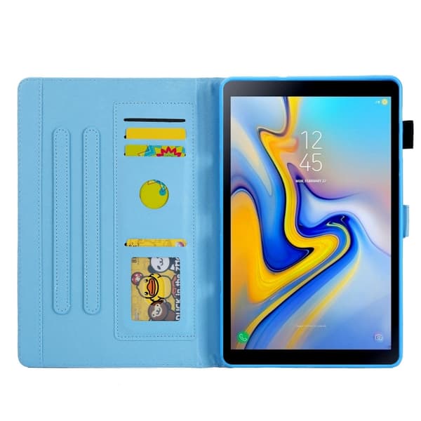 Samsung Galaxy Tab A7 Lite T220 Rhombus TPU Läderfodral Vacker bubbla