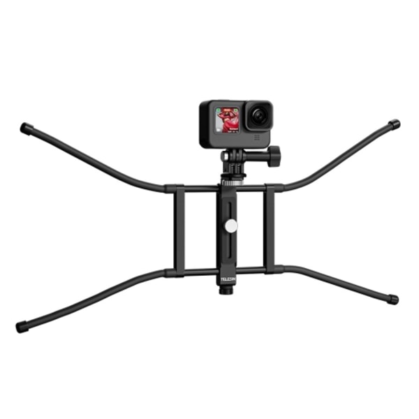 TELESIN TE-FM-001 Actionkamera hängande nätfäste för Gopro HERO11 Black / HERO10 Black / HERO9 Black / DJI Action 3 / 2