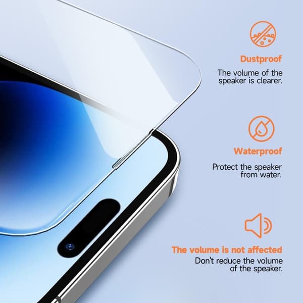 iPhone 18 Pro / iPhone 17 Pro - LK Lätt Installera HD Härdat Glasfilm