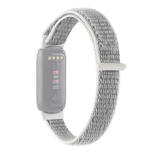 För Fitbit Luxe Nylon Loop Strap Watch Band Grey