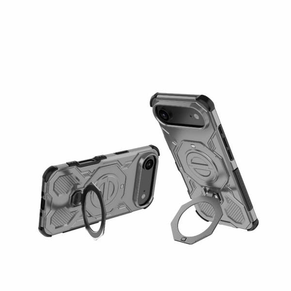iPhone 17 Air Skal - Solid Färg med MagSafe Magnetisk TPU+PC Grå