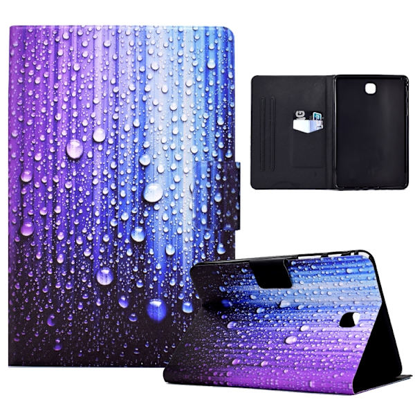 Samsung Galaxy Tab A 8.0 (2015) TPU Läderfodral Vattendroppar